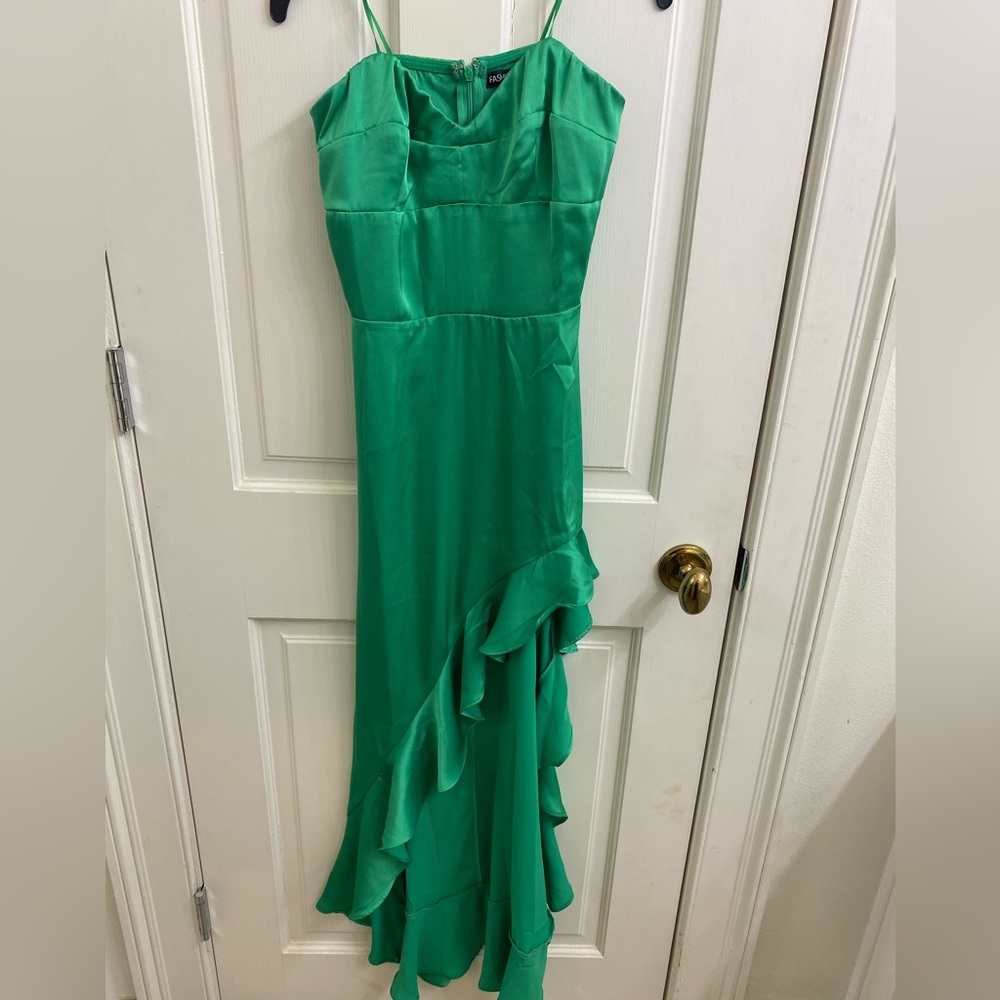 Ruffle maxi dress